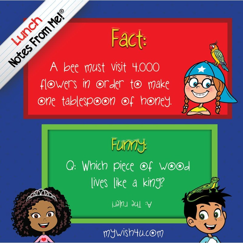 101 Tear-Off Lunch Box Notes for Kids - Facts &