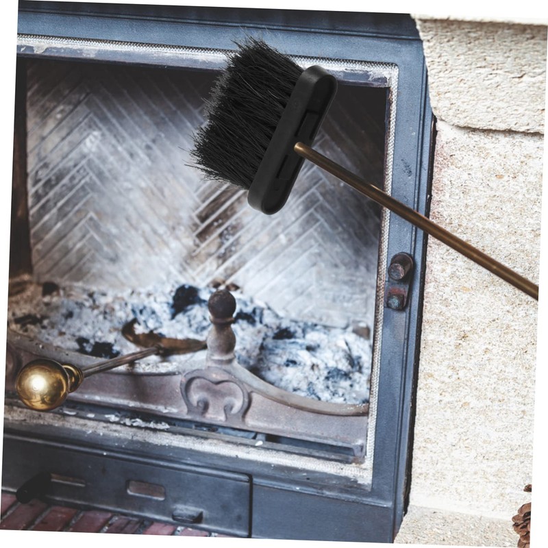 Zerodeko 2pcs Fireplace Cleaning Brush Duster Cleaning Fireplace Brush Accessories