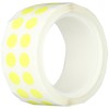 Diversified Biotech Tough-Spots T-Spots-Y Polyvinyl Label, 3/8" Diameter, Yellow (Roll