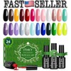 Ithky 27Pcs Set Soak Off UV Led Gel Nail Polish