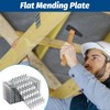 LOYORTY 20PCS Truss Plates, 3x6 Inch Pronged Truss Mending Plates,
