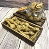 Small 4 inch Knotted Bones x 20 Natural Rawhide Dog