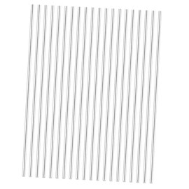 20Pcs 4mm x 406mm Aluminum Rod,16 Inch(406mm) Long 5/32 Inch(0.1562"-3.967mm) Diameter Aluminum Round Rod Metal Bar Solid Stick for DIY Craft, New Lathe Bar.