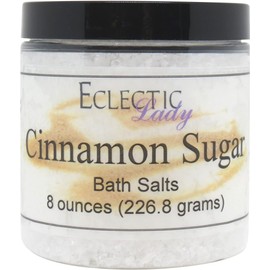 Cinnamon Sugar Bath Salts by Eclectic Lady, 8 ounces