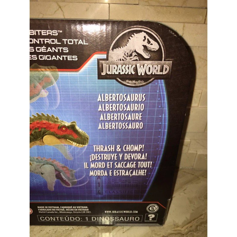 MATTEL JURASSIC WORLD PRIMAL ATTACK ALBERTOSAURUS DINOSAUR FIGURE