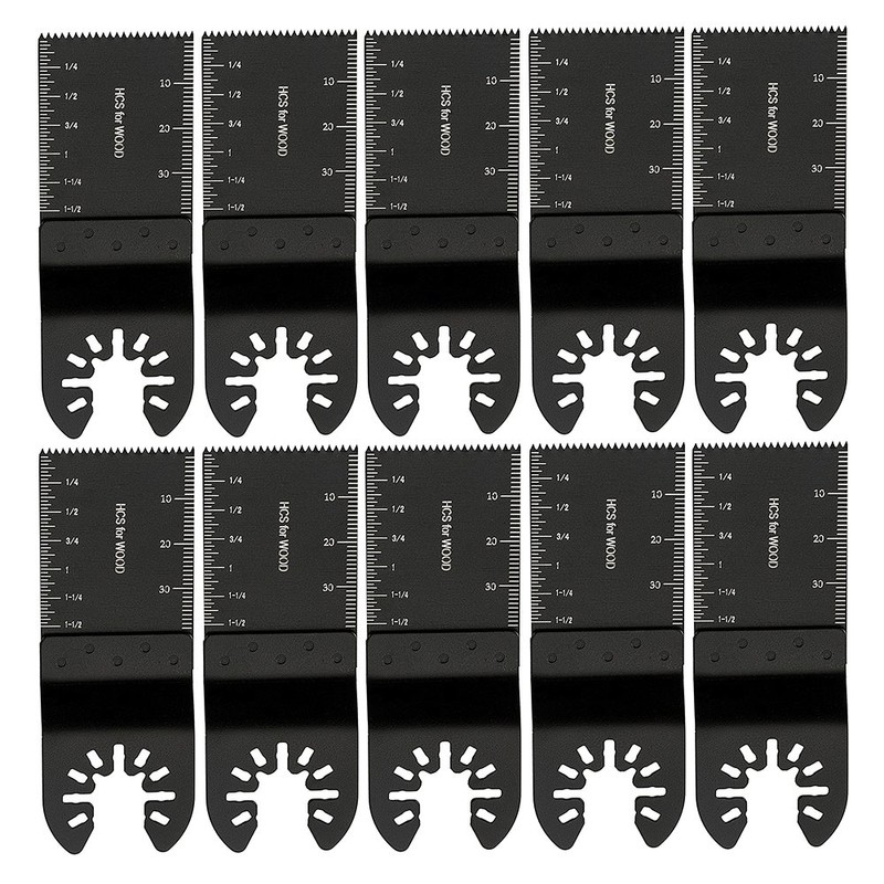 10pcs Oscillating Saw Blades Quick Release Multitool for Metal Wood