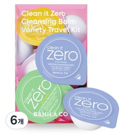 Banila Co. Clean It Zero Cleansing Balm Variety Travel Kit 16p, 48ml, 6 pcs / 바닐라코 클린 잇 제로 클렌징밤 버라이어티 트래블 키트 16p, 48ml, 6개