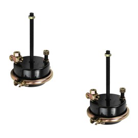 Mytee Products 2 Pack Type 24 Service Brake Chamber w/Mounting Hardware & Clevis Assembly Replaces 24SC, Bendix 288809 225926 800825, Freightliner 19QE486 HDX SC24L