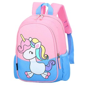 POWOFUN Kids Toddler Preschool Travel Backpack Cool Cute Cartoon Daypack (Little Blue Unicorn)