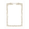 SASAGAWA 10-1651 Mini Award Paper for Printers, White Background, A5