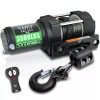 4WD 3500 lb ATV Winch,12V DC Electric Winch with Wireless