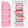 Over the Door Organizer, 4 Large Pocket Hanging Storage with