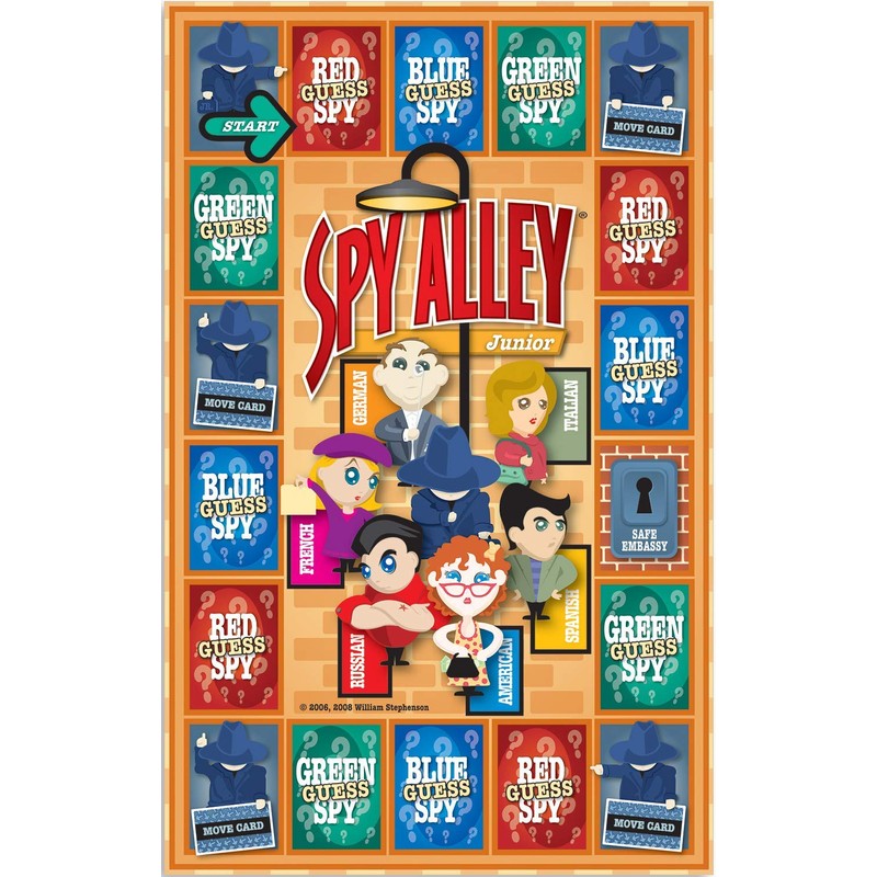 Spy Alley Junior Board Game - Guessing Game for Kids