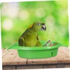 GANAZONO 2pcs Bird Bath Box for Parrots Bird Bathtub for