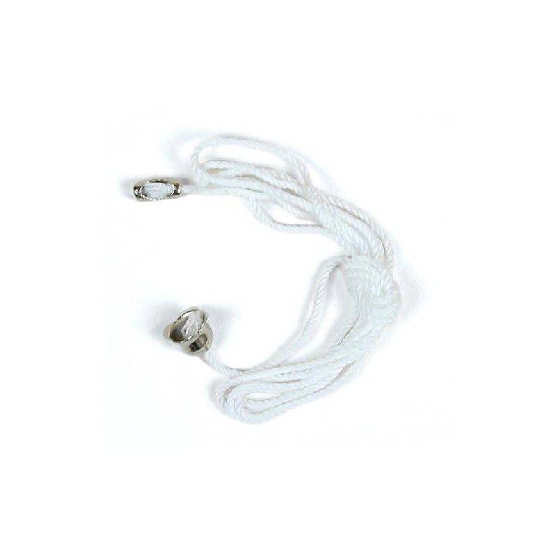 Pull Chain, 3' Braided with Beads: Stylish Design for Easy
