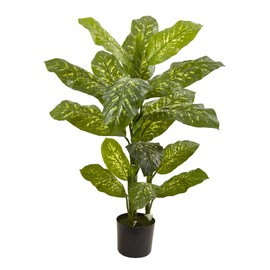 Nearly Natural 4ft. Dieffenbachia Plant (Real Touch)