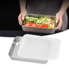 QANYEGN Stainless Steel Deep Baking Pan, Square Baking Brownie Pan