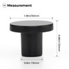 Ravinte 20 Pack Cabinet Knobs Black Kitchen Cabinet Knobs Round