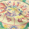 1PCS Home Bohemian Milled Tapestry 130cm * 150cm Sun And