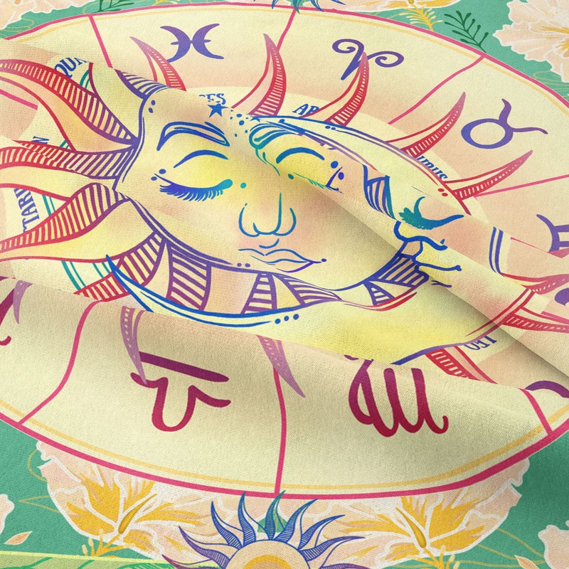 1PCS Home Bohemian Milled Tapestry 130cm * 150cm Sun And