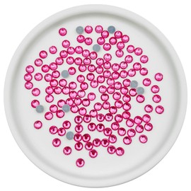 Mulutoo 400Pcs Hotfix Rhinestones Bulk, Crystal Clear AB Rhinestones for Crafts Clothes DIY Decoration,SS30,6-6.2MM(XS022 - Rose Red)