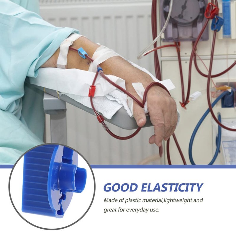 Healvian 6Pcs Catheter Stabilization Devices Dialysis Fixing Clamp Catheters Holder