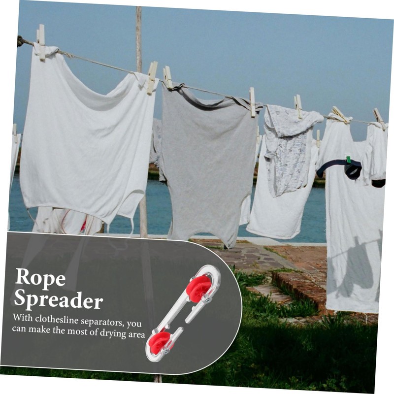 Zerodeko Metal Clothesline Separator Spreader for Efficient Drying Space Saving