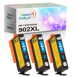 Smart Gadget [2024 Upgraded Version] 902XL Replacement Ink Cartridge [3xCyan] | Use with OfficeJet Pro 6954/6960/6962/6968/6975/6978 All-in-One Printers