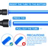 ERGAOBOY 10pcs 12mm OD x 10mm AD Straight Reducer for