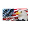 in God We Trust Eagle American Flag Novelty Car Tag