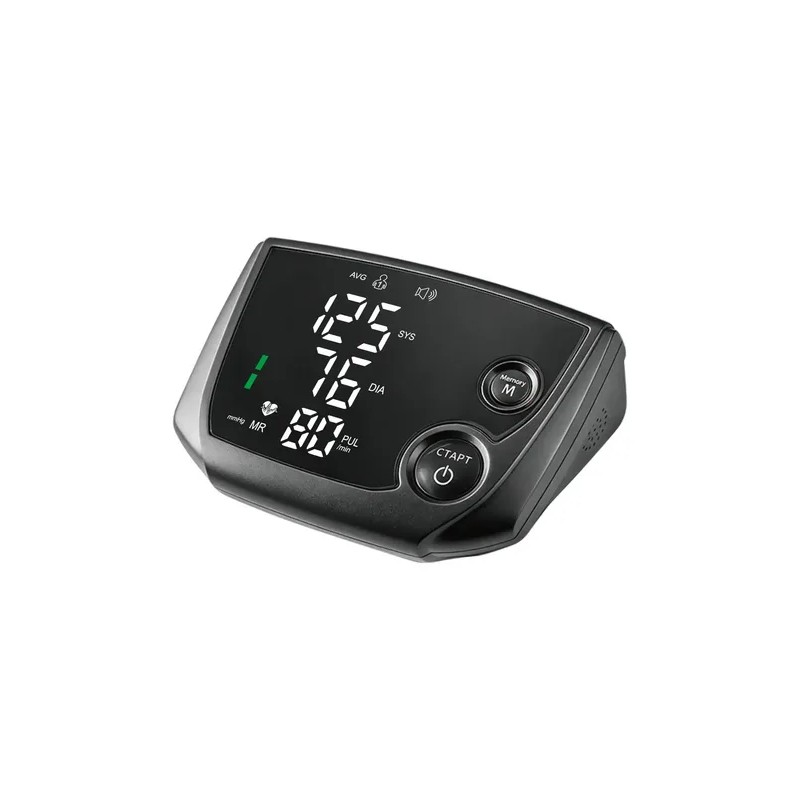 Tensiómetro Digital Con Usb, En Español, Color Negro Brazo Negro