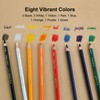 Kalour Wax-Based China Markers, 12 Pack Grease Pencils with 2