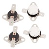 sourcingmap 4PCS KSD301 60C 140F NC Thermostat Temperature Thermal Control