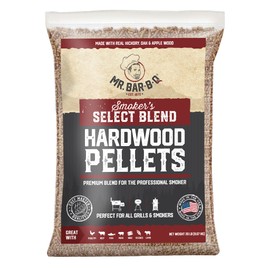 Mr. Bar-B-Q Smokers Select Blend Smoking Pellets (20 lb. Bag) | Premium Smoking Blend for The Professional Smoker | All-Natural Hardwood Pellets