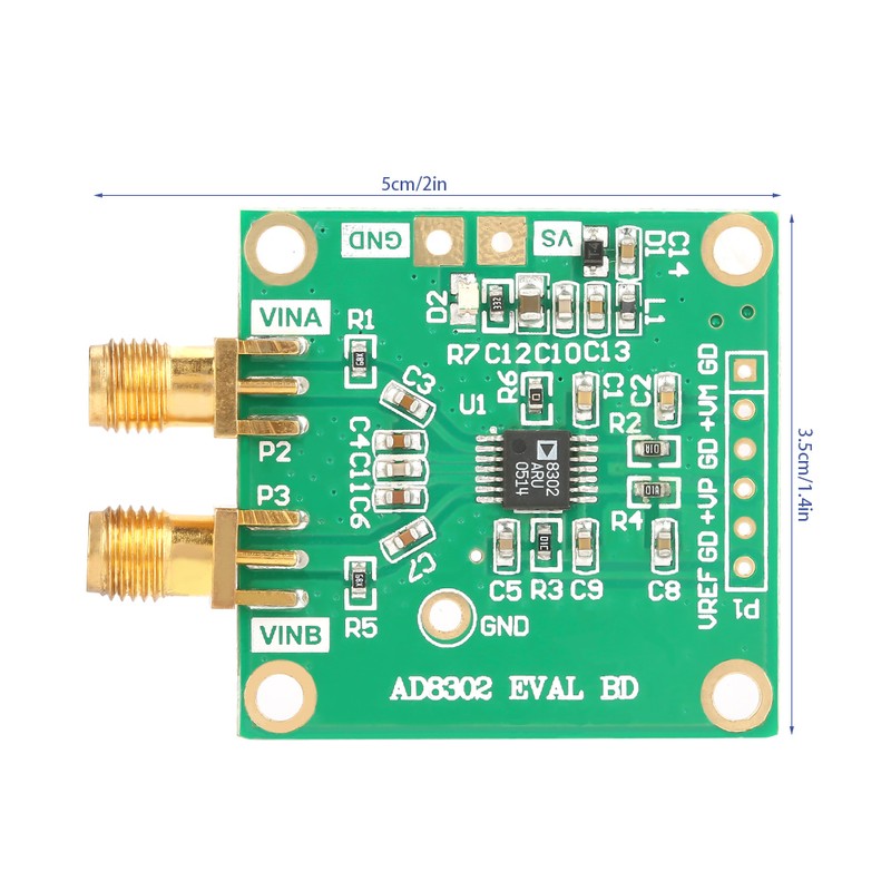 AD8302 LF-2.7G RF/IF Phase Detection Impedance Analysis Module