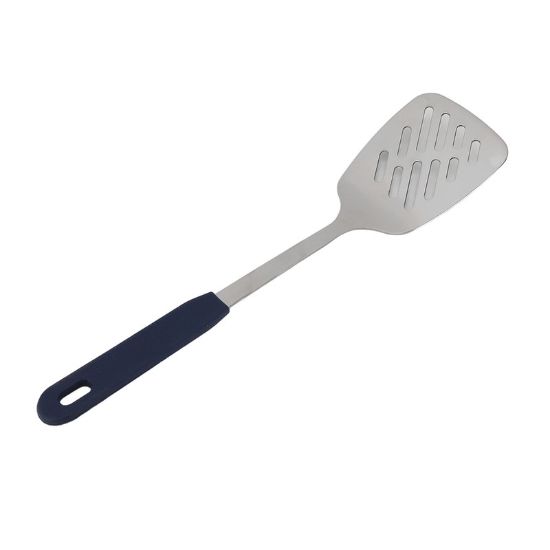 Cooking Spoon Rustproof Smoothly 304 Stainless Steel Spatula Skid Resistant
