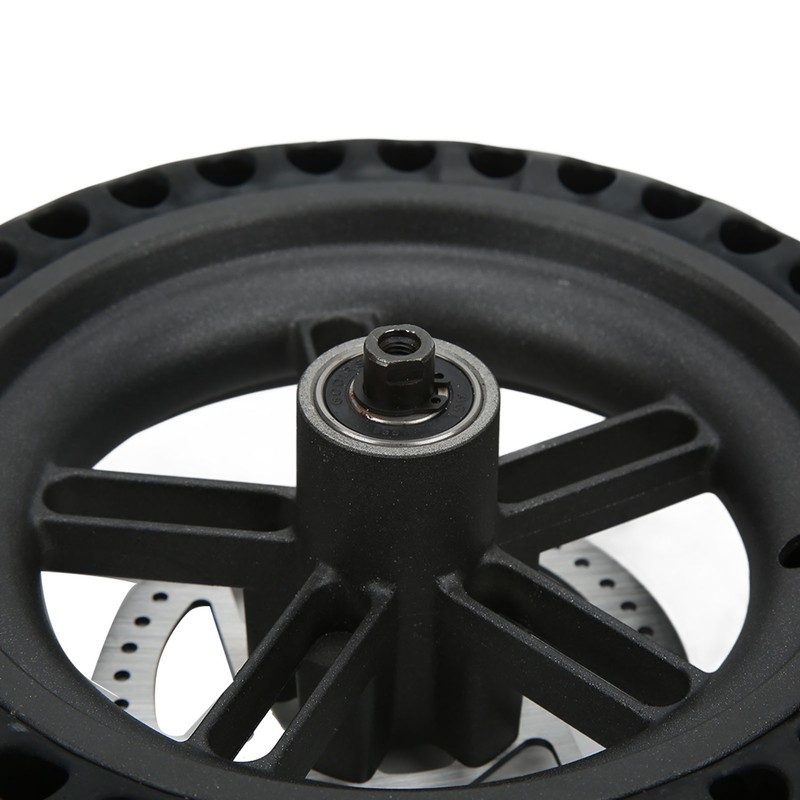 Scooter Rear Wheel Assembly 8.5in Solid Tire Wheel Hub 110mm