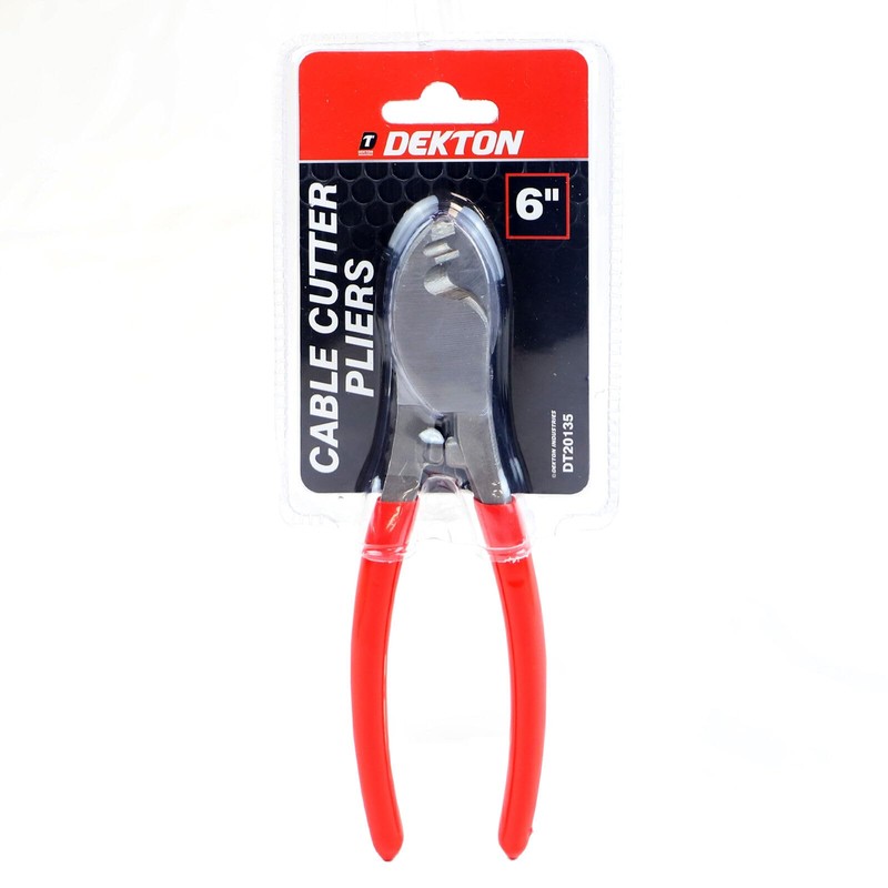 Dekton 6in/150mm Cable Cutting Pliers-Precision Wire Cutter For Electrical, Automotive|