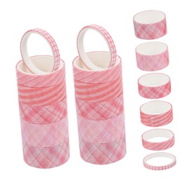 CORHAD 3sets Decorative Washi Tape Masking Paper Tapes for Scrapbooking DIY Projects Journals and Planners Strong Adhesion Use