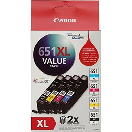 Canon CLI651XLVP Value Pack (1 x CLI651XLC/M/Y/BK)