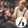 Folding Moustache Comb, Wooden Beard Comb For Men with Carrying