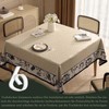 Vimmvid Pack of 25 4.6 x 3.5 cm Transparent Tablecloth