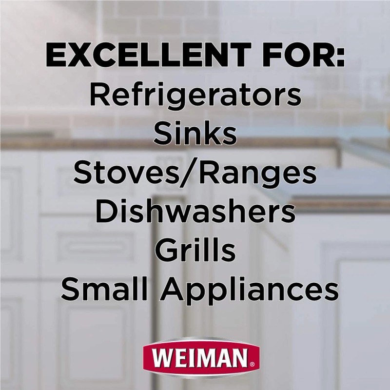 Weiman Stainless Steel Cleaner & Polish, 17 fl oz 75%