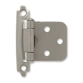 Liberty H0103BC-SN Satin NIckel Self Closing Overlay HInge Lot of 2
