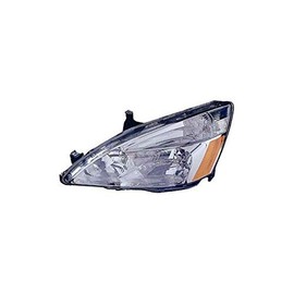 Right Passenger Side Headlight Assembly - Compatible with 2003-2007 Honda Accord