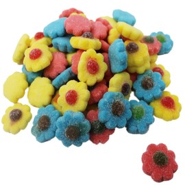 Fruit Gum Sugared Flowers in Various Colours Halal 175 g