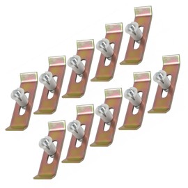 Lonsince Sink Clips 10 Pack Kit,Stainless Steel Undermount Kitchen Sinks Clip,Sink Brackets and Supports,Heavy Duty