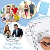 Weekly Planner Undated, To Do List Notebook, A5 Daily Planner