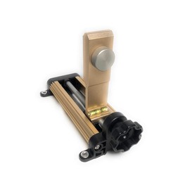 Light Weather Holder, Tool, Magnetic, Strong Laser Marker, Strainer, Retainer, Magnet, Level, No Tripod Required, Clamp and Elevation Adjustment Function (Champagne Gold)