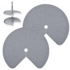 2 PCS 26" Lazy Susan Shelf Liner, Jaxbo Silicone Lazy